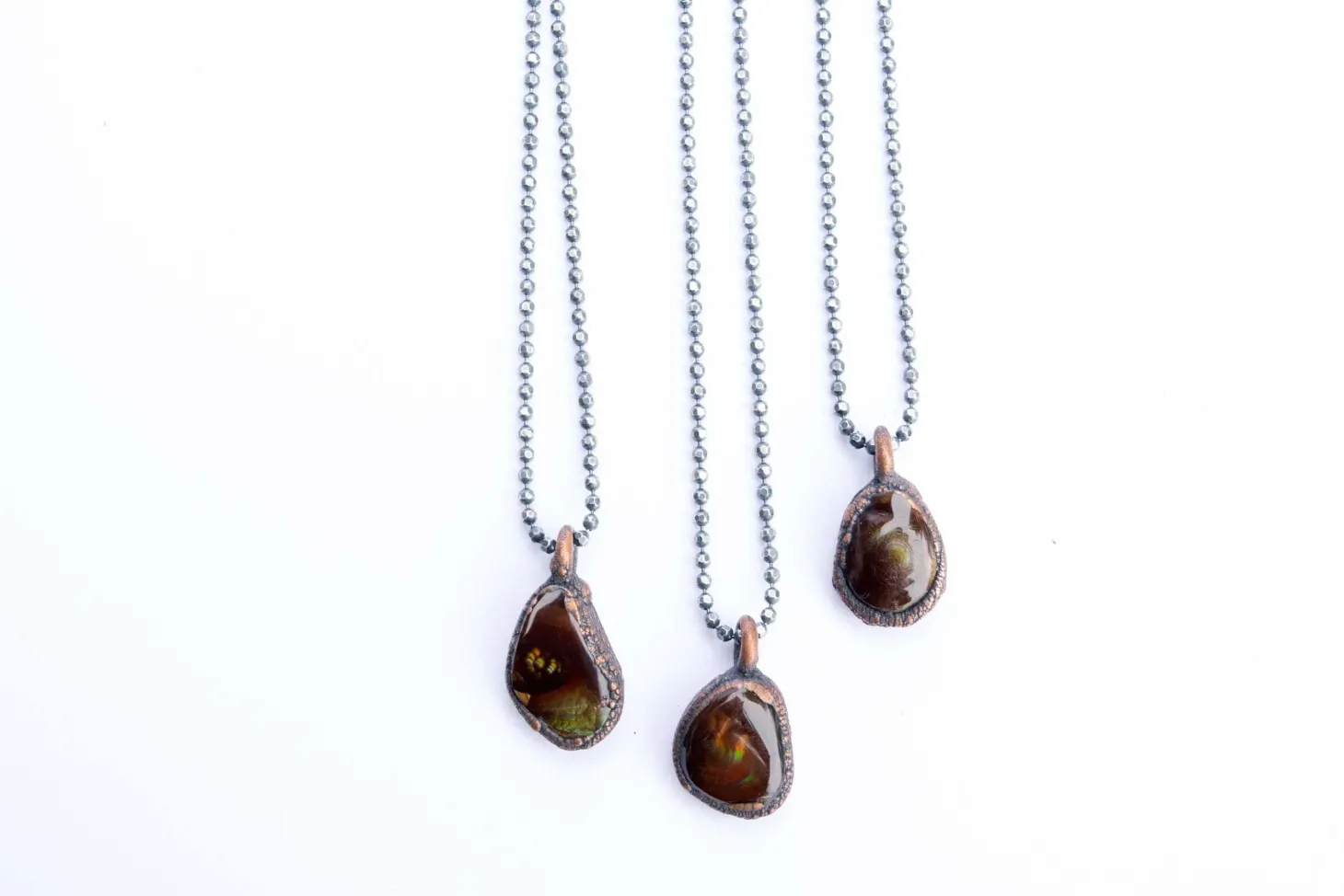 Agate necklace | Mexican Fire Agate necklace