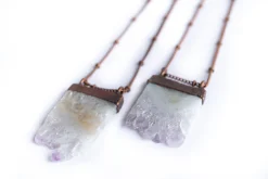 Amethyst crystal necklace | Amethyst necklace