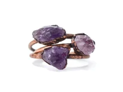 Amethyst ring | Amethyst birthstone jewelry
