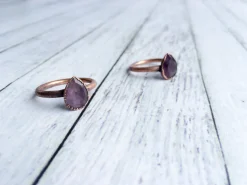 Amethyst ring | Amethyst crystal ring