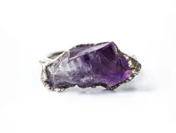 Amethyst statement ring | Amethyst birthstone jewelry