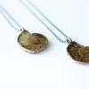 Ammonite necklace | Raw ammonite necklace