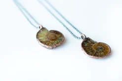 Ammonite necklace | Raw ammonite necklace
