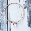 Aquamarine crystal bracelet | Aquamarine crystal bangle