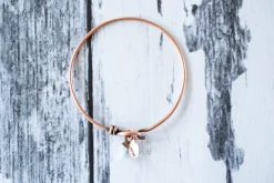Aquamarine crystal bracelet | Aquamarine crystal bangle