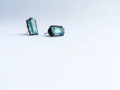 Aquamarine earrings | Aquamarine stud earrings