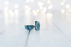 Aquamarine earrings | Aquamarine stud earrings