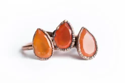 Carnelian ring | Carnelian gemstone ring