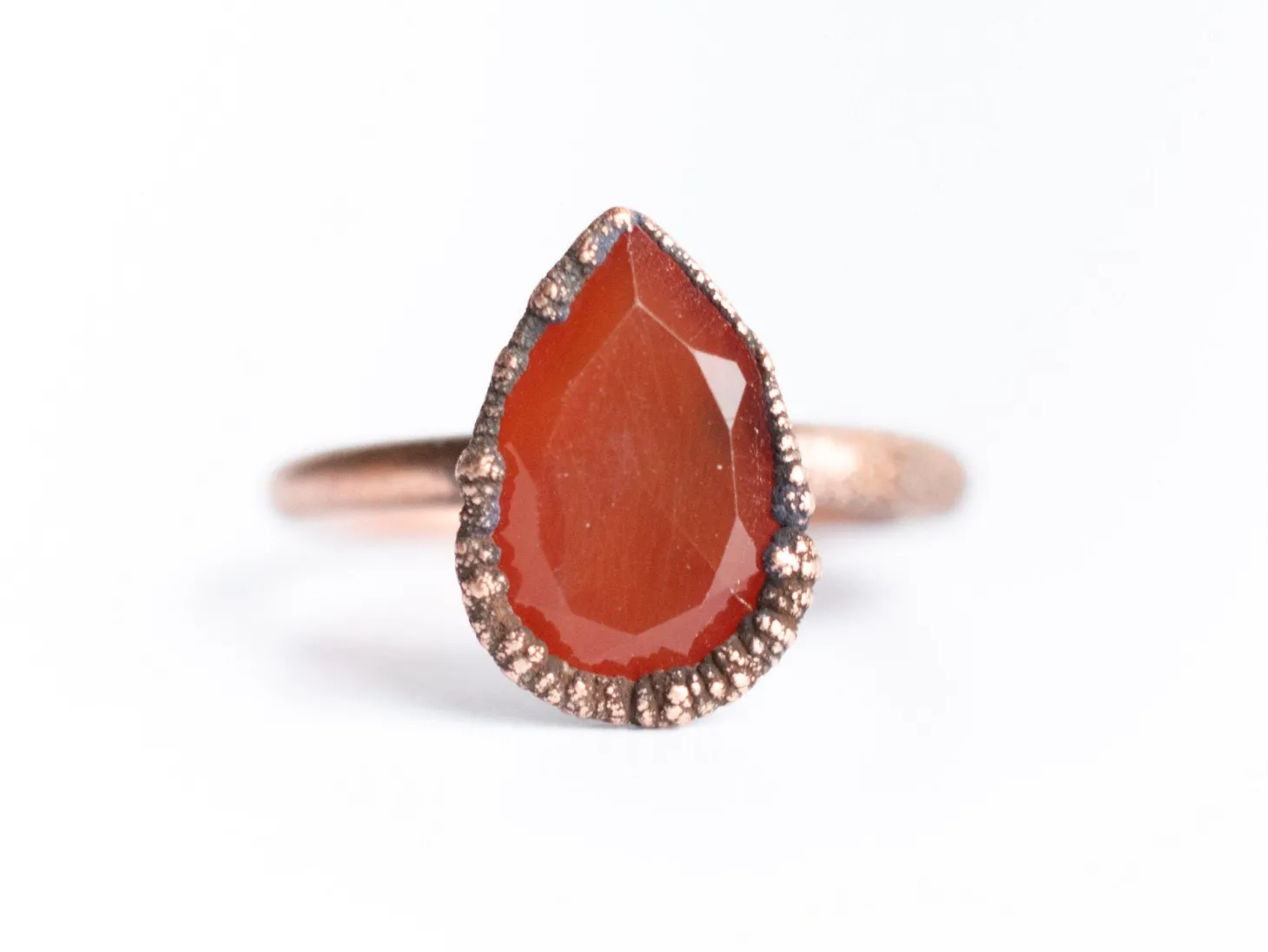 Carnelian ring | Carnelian gemstone ring