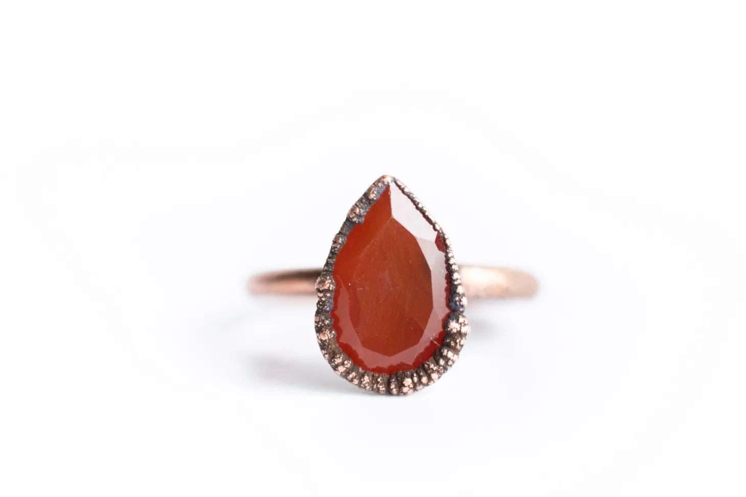 Carnelian ring | Carnelian gemstone ring