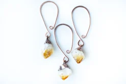 Citrine crystal ornament | Raw crystal ornament