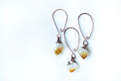 Citrine crystal ornament | Raw crystal ornament