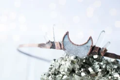 Crystal Moon Tiara | Quartz Crystal Crown