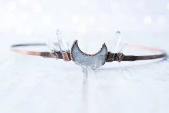 Crystal Moon Tiara | Quartz Crystal Crown
