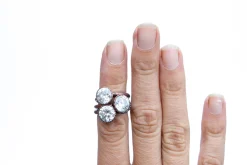 Cubic zirconia ring | Cubic zirconia crystal ring