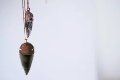 Dragonglass necklace | Obsidian arrowhead necklace