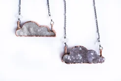 Druzy cloud necklace | Cloud necklace