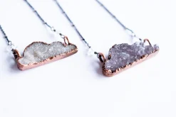 Druzy cloud necklace | Cloud necklace