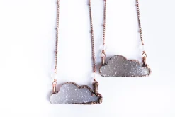 Druzy cloud necklace | Cloud necklace