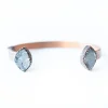 Druzy Crystal Cuff Bracelet | Natural druzy Cuff Bracelet
