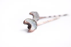 Druzy moon hair pin | Moon hair pin