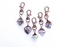 Fluorite keychain | Raw crystal keychain
