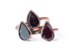 Garnet ring | Deep Red Garnet ring