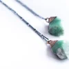 Genuine emerald crystal necklace | Real emerald necklace