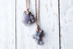 Grape Agate necklace | Agate jewelry
