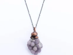 Grape Agate necklace | Agate jewelry