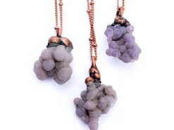 Grape Agate necklace | Agate jewelry