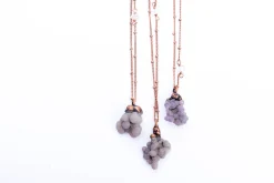 Grape Agate necklace | Agate jewelry