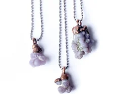 Grape Agate necklace | Agate jewelry