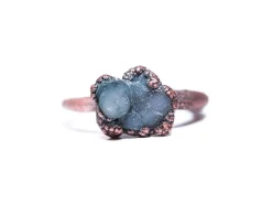 Grape Agate ring | Grape Agate Cluster ring