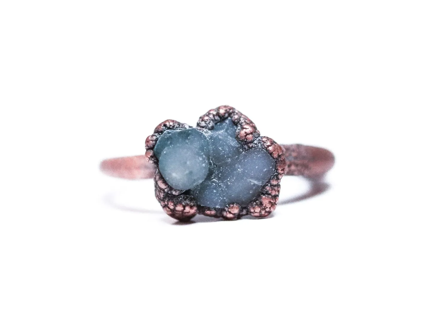 Grape Agate ring | Grape Agate Cluster ring