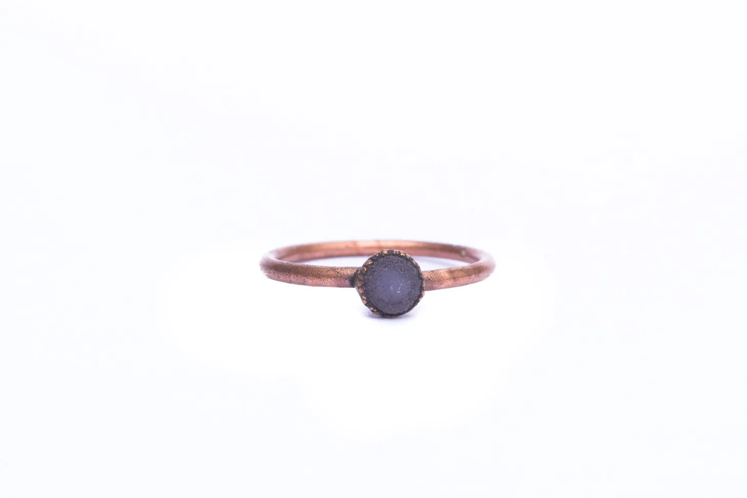 Grape Agate ring | Raw Grape Agate ring
