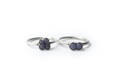 GRAPE Agate ring | Raw Grape Agate ring
