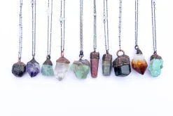 Kyanite crystal necklace | Raw kyanite jewelry