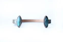 Labradorite Cuff Bracelet | Raw Mineral Cuff Bracelet