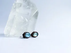 Labradorite earrings | Labradorite stud earrings