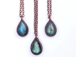 Labradorite necklace | Blue Labradorite necklace