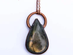 Labradorite necklace | Natural Labradorite necklace