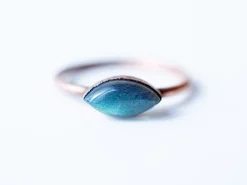 Labradorite stacking ring | Gemstone stacking ring