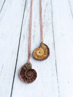 Madagasgar ammonite necklace | Raw ammonite necklace
