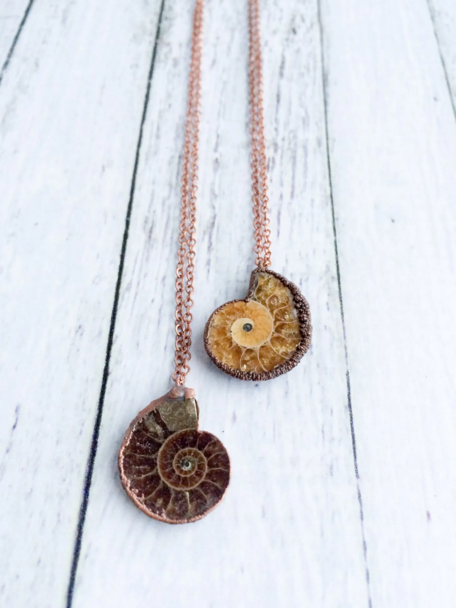 Madagasgar ammonite necklace | Raw ammonite necklace