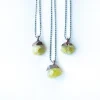 Mexican garnet necklace | Garnet crystal necklace