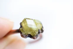 Mexican yellow garnet ring | Garnet ring