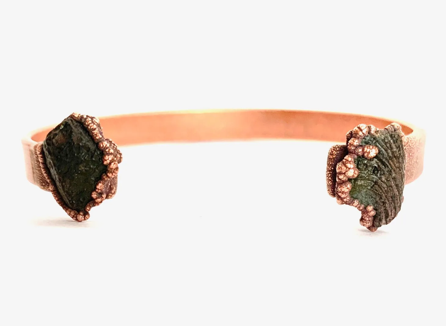 Moldavite Cuff | Genuine Moldavite Cuff