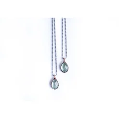 Moss agate necklace | Moss agate jewelry