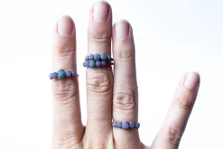 Multi Stone Ring | Grape Agate ring
